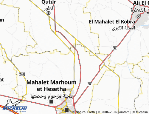 Mappa MICHELIN Kaneesat Damsheet - ViaMichelin