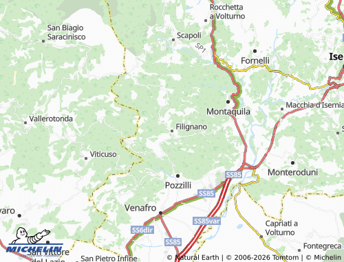 Mappa MICHELIN Filignano - ViaMichelin