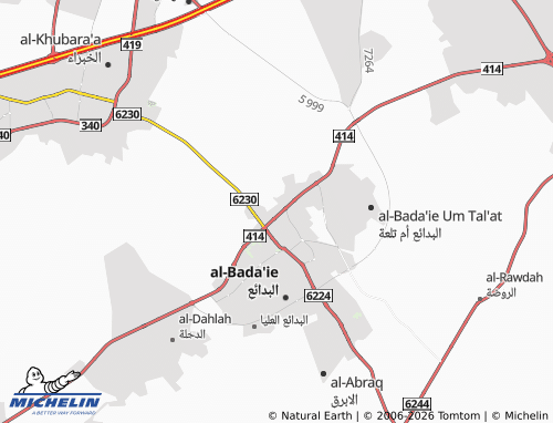 MICHELIN-Landkarte al-Rayyan - ViaMichelin
