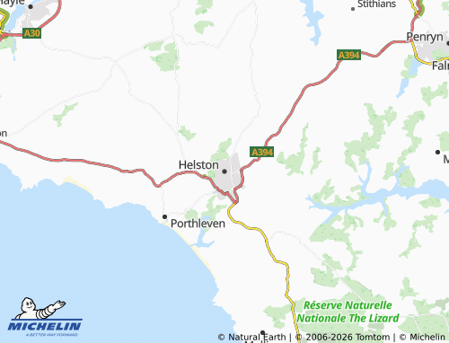 MICHELIN Helston map - ViaMichelin