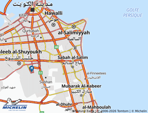 Mappa MICHELIN Mushrif - ViaMichelin