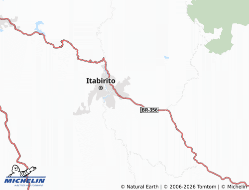 Mapa MICHELIN Novo Itabirito - ViaMichelin