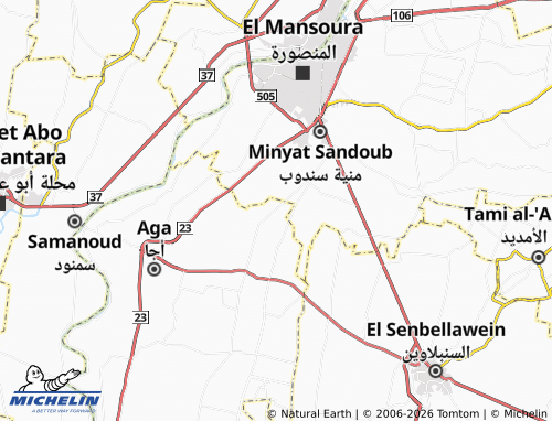 Mappa MICHELIN al-Sabkha - ViaMichelin