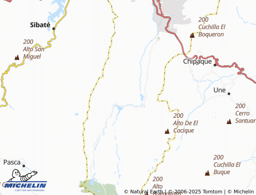 MICHELIN Santa Rosa Rural map - ViaMichelin