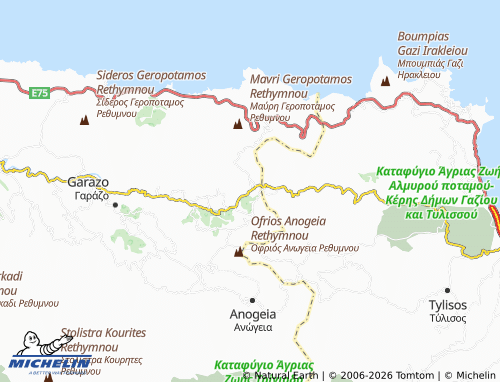 MICHELIN Chani Aloidon map - ViaMichelin