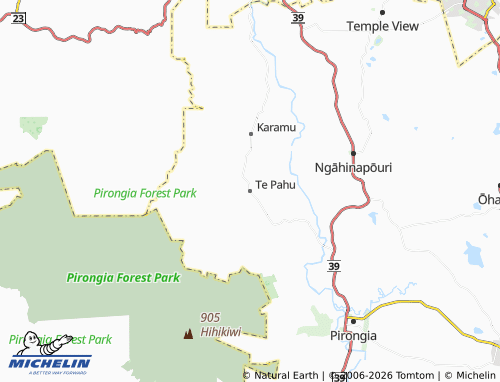 Mapa MICHELIN Te Pahu - ViaMichelin