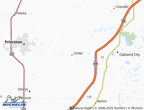 MICHELIN Center map - ViaMichelin