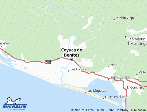 MICHELIN Venustiano Carranza map - ViaMichelin