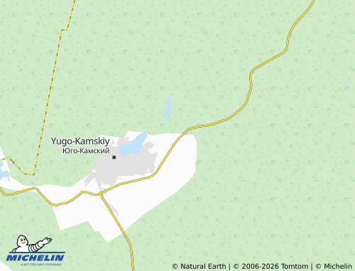 MICHELIN-Landkarte Poludennaya - ViaMichelin