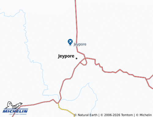 MICHELIN-Landkarte Jeypore - ViaMichelin
