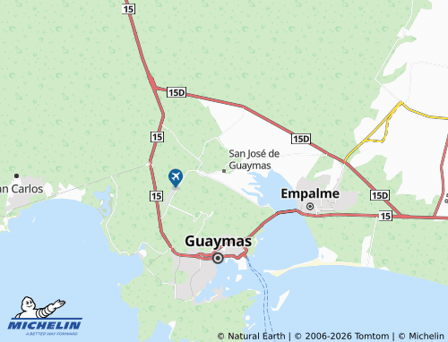 Mappa MICHELIN San José de Guaymas - ViaMichelin