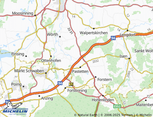 Mapa MICHELIN Poigenberg - ViaMichelin