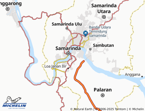 MICHELIN Sungai Keledang map - ViaMichelin