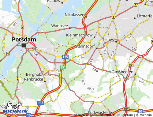 MICHELIN Kienwerder map - ViaMichelin