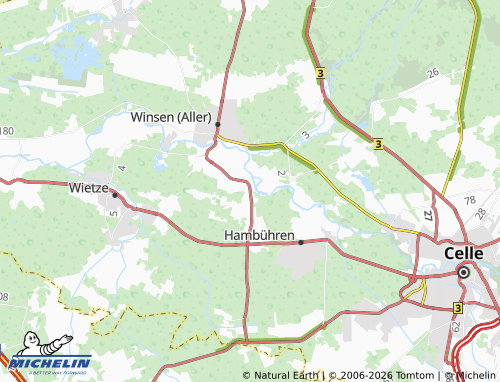 Carte MICHELIN Oldau - ViaMichelin