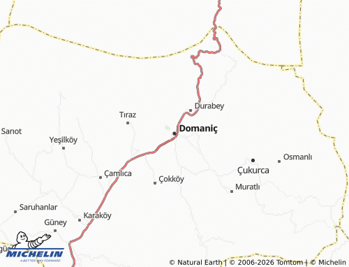 MICHELIN Domaniç map - ViaMichelin