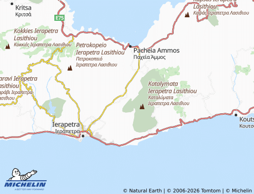 Carte MICHELIN Ano Chorio - ViaMichelin