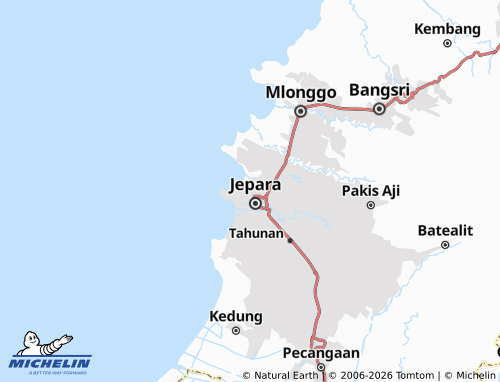 MICHELIN Ujungbatu map - ViaMichelin