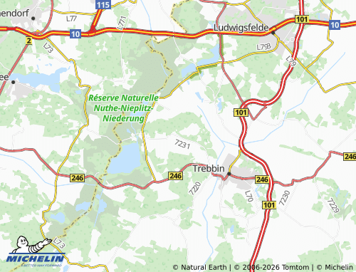 Mapa MICHELIN Glau - ViaMichelin