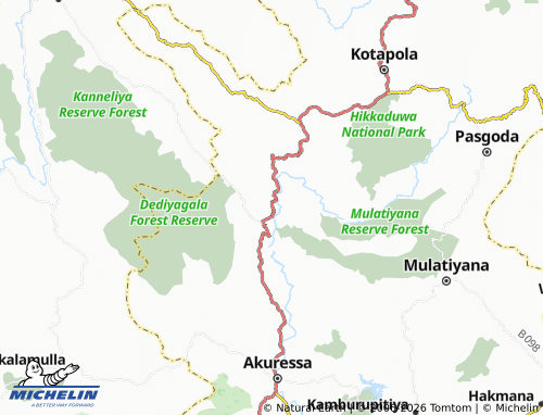 Mapa MICHELIN Gorakawela - ViaMichelin