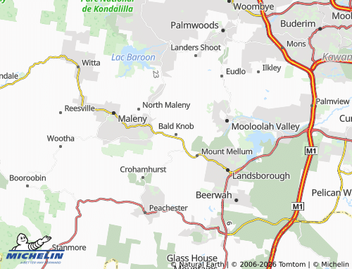 Mapa MICHELIN Bald Knob - ViaMichelin