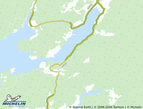 Carte MICHELIN Ardnarff - ViaMichelin