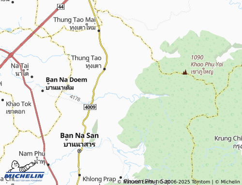 MICHELIN Lamphun map - ViaMichelin