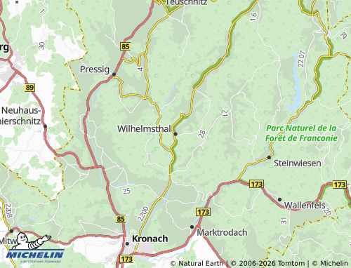 Mappa MICHELIN Wilhelmsthal - ViaMichelin