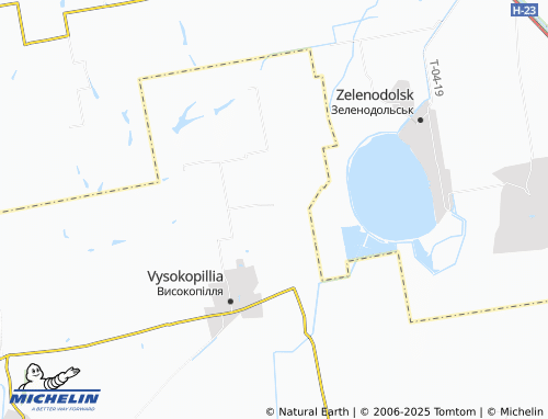 MICHELIN Topolyne map - ViaMichelin