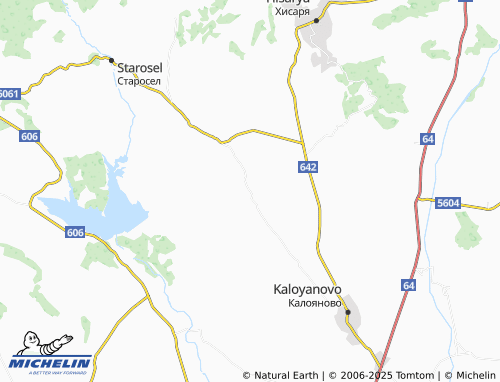 MICHELIN Novo Zhelezare map - ViaMichelin