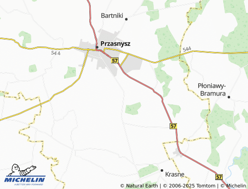 MICHELIN Leszno map - ViaMichelin