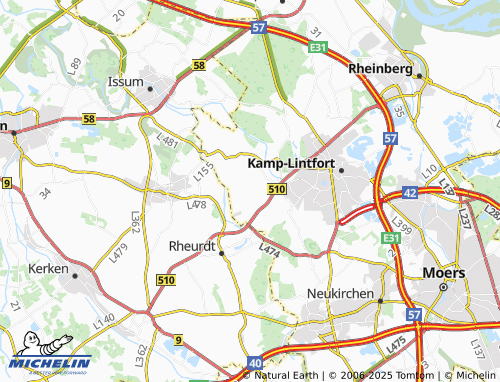 MICHELIN-Landkarte Dachsbruch - ViaMichelin