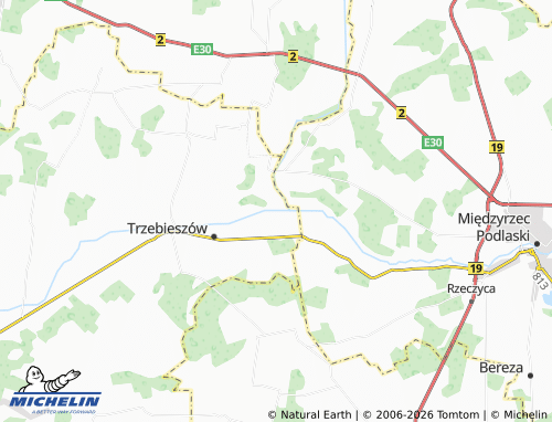MICHELIN-Landkarte Leszczanka - ViaMichelin