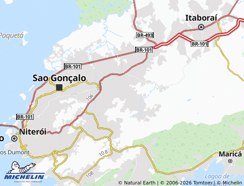 MICHELIN Pacheco map - ViaMichelin
