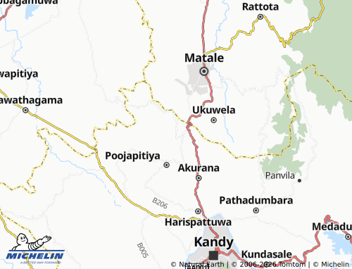 Mappa MICHELIN Vilana Pallegama - ViaMichelin