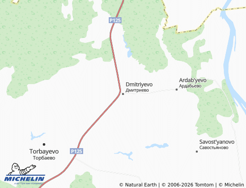 Carte MICHELIN Dmitriyevo - ViaMichelin