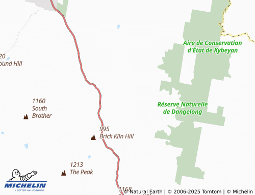 MICHELIN Dangelong map - ViaMichelin