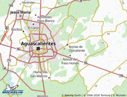 MICHELIN Villa de Las Norias map - ViaMichelin