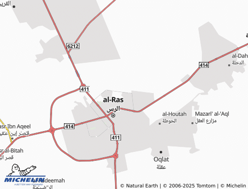 MICHELIN-Landkarte حي الجندل - ViaMichelin