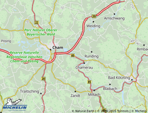 MICHELIN Schlondorf map - ViaMichelin