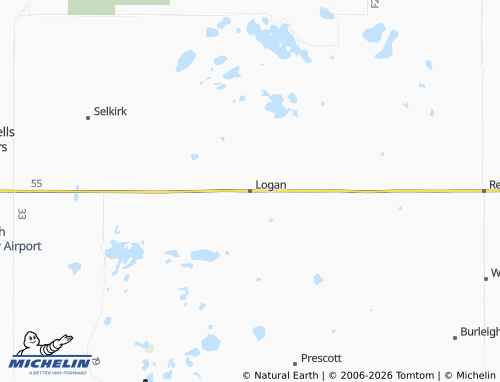 Kaart MICHELIN Logan - ViaMichelin