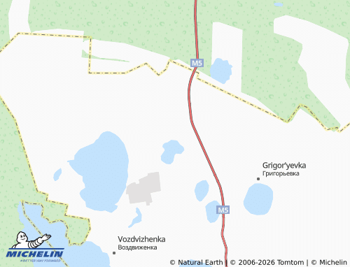 MICHELIN-Landkarte Cherkaskul' - ViaMichelin