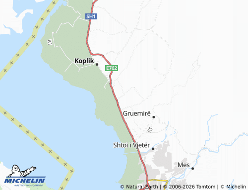Carte MICHELIN Rruga Demiraj - ViaMichelin