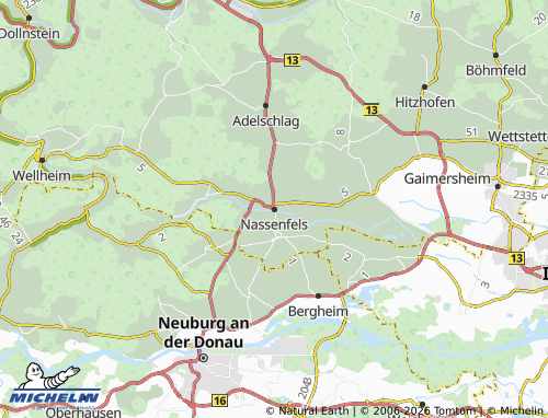 Mapa MICHELIN Nassenfels - ViaMichelin