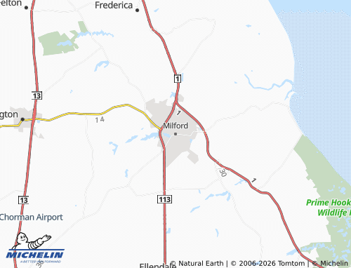 Mappa MICHELIN Milford - ViaMichelin