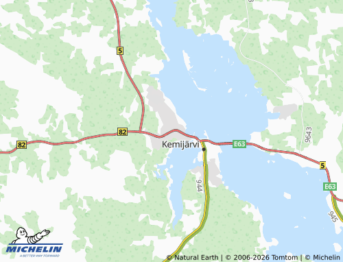 MICHELIN-Landkarte Särkikangas - ViaMichelin