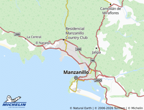 MICHELIN Soleares map - ViaMichelin