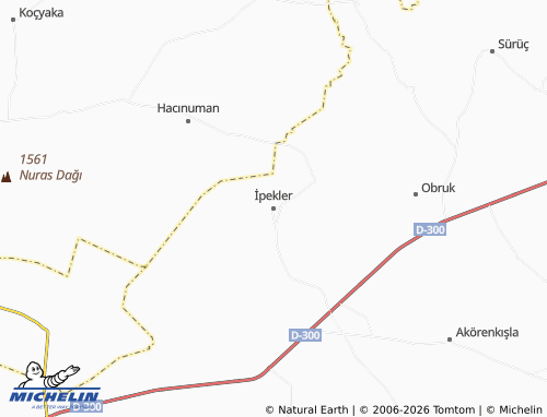 MICHELIN İpekler map - ViaMichelin