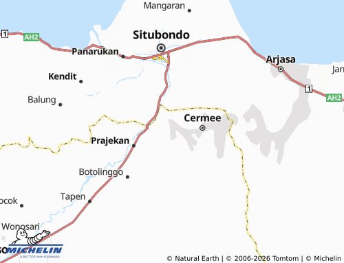 MICHELIN Ramban Kulon map - ViaMichelin