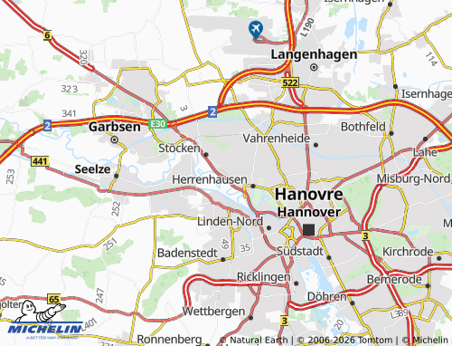 MICHELIN Leinhausen map - ViaMichelin